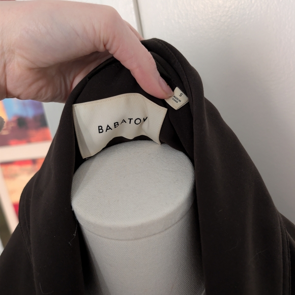 Aritzia Babaton Khalo Olive green Women's Robe Longline Cardigan Blazer Studio - Picture 6 of 7